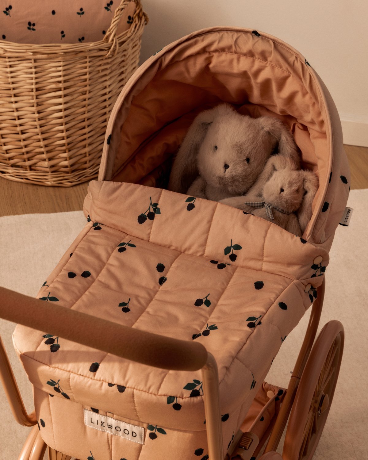 Bamse Kanin 2i1 – 35 og 13cm | Berto and Baby Rabbit Teddy