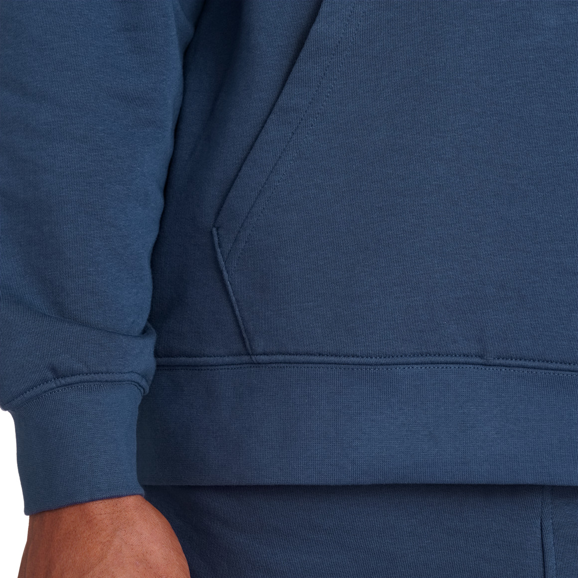 VanVaan Denim Herren Hoodie mit Kängurutasche blau