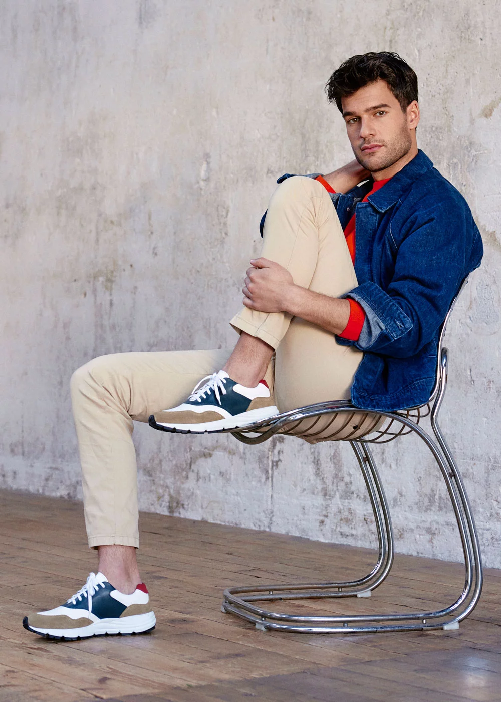 RUNNER VITO CUIR MULTICOLOR