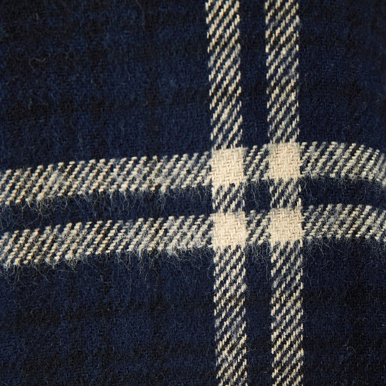 Surchemise à carreaux coton Bleu foncé
