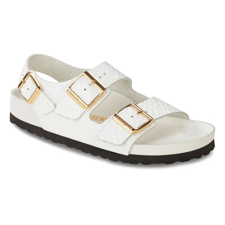 BIRKENSTOCK Sandales Milano Embossées | Blanc