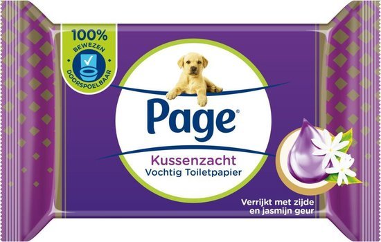 Page Vochtig Toiletpapier Kussenzacht 1 Stuk