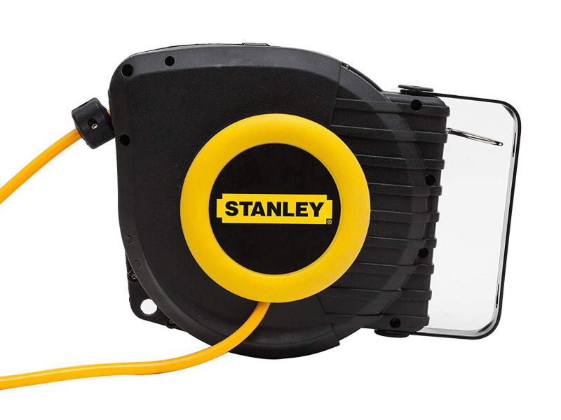 Stanley Druckluft-Schlauchaufroller 9 m, 6.5 x 10 mm Der ideale Helfer rund um Haus, Garten, Garage und Werkstatt
