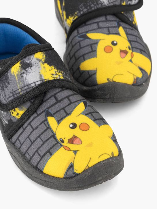 Pokémon Geschlossener Hausschuh Schwarz