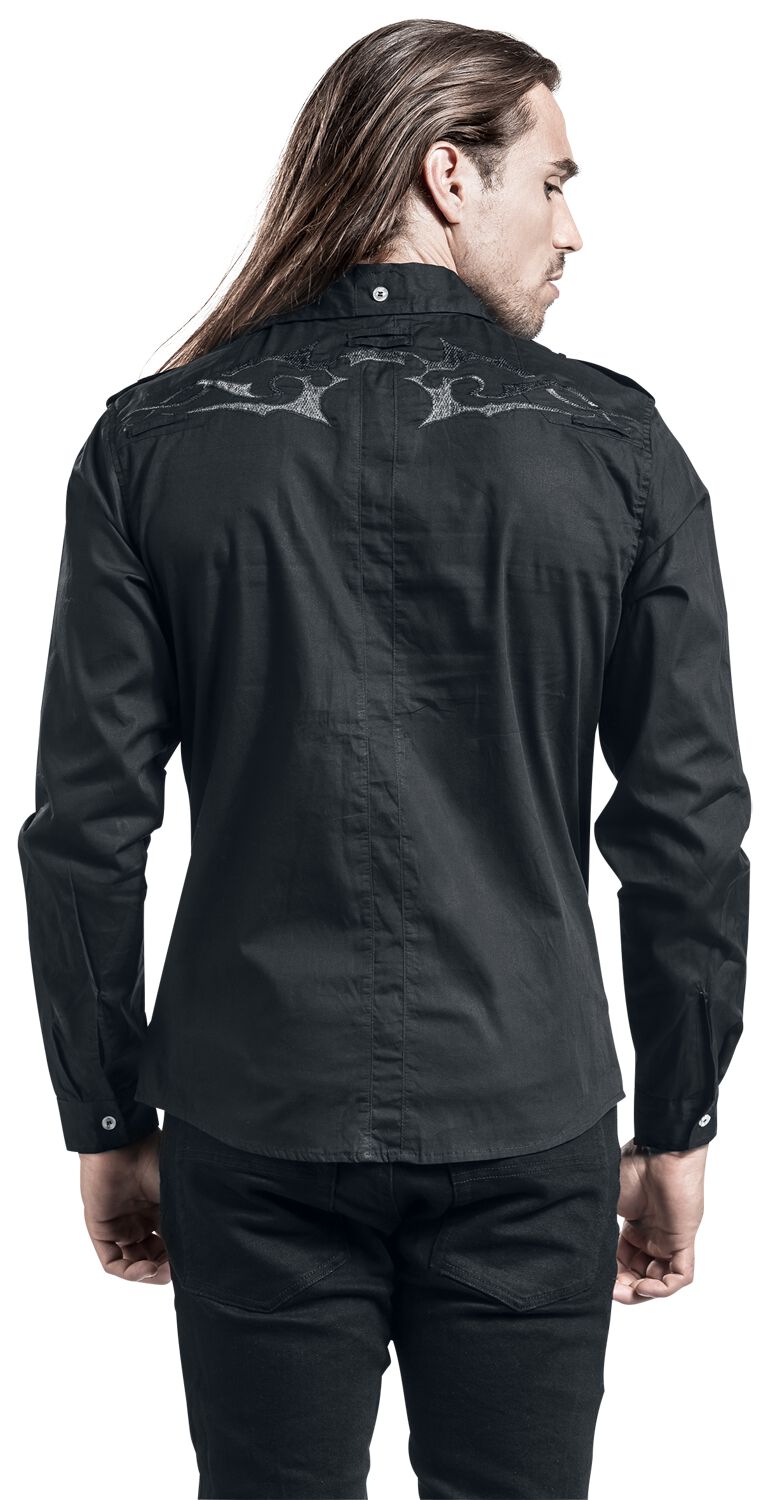 Black Tribe | Gothicana by EMP Chemise manches longues