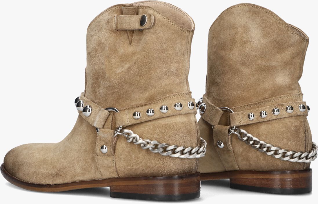 ELENA IACHI beige elena iachi biker boots a5682