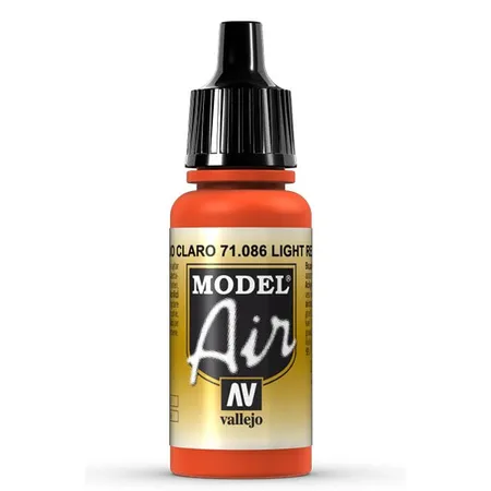 Vallejo Model Air 771086 - Hellrot, 17 ml