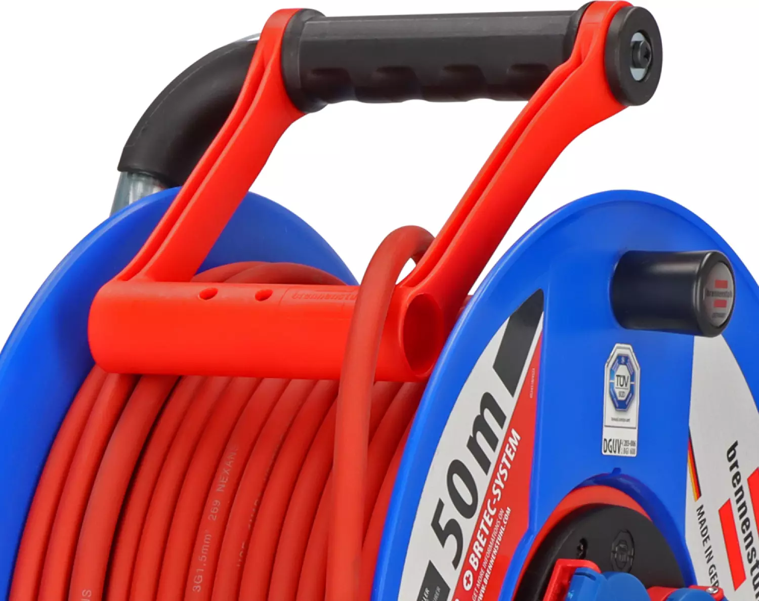 Brennenstuhl 1238930 Garant Bretec IP44 kabelhaspel - H07RN-F 3G1,5 - 50m