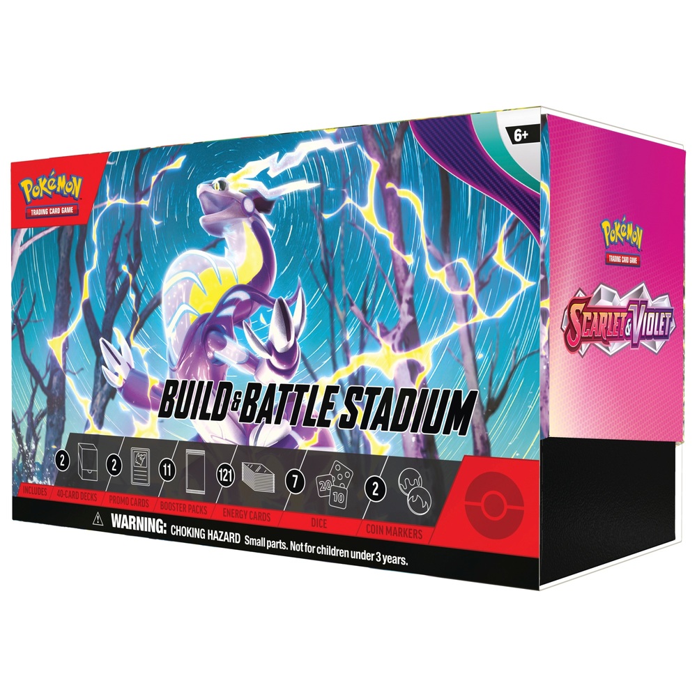 Pokémon-Sammelkartenspiel Scarlet & Violet 2 Paldea Evolved Build and Battle Stadium Box
