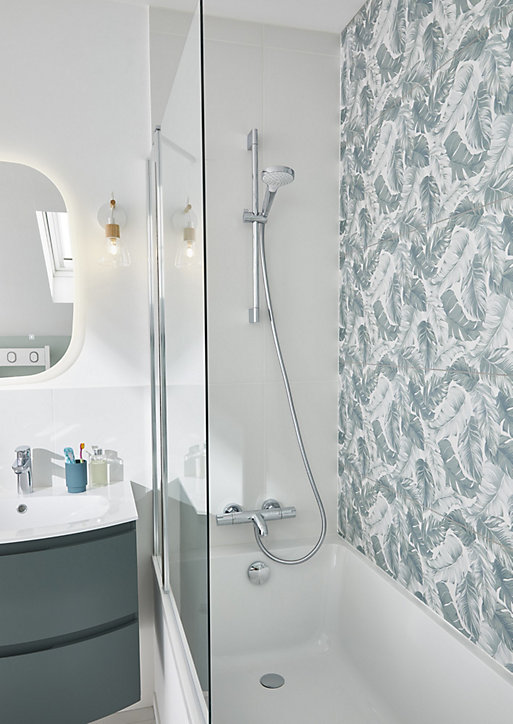 Carrelage mural vert Amazonia 40 x 120 cm