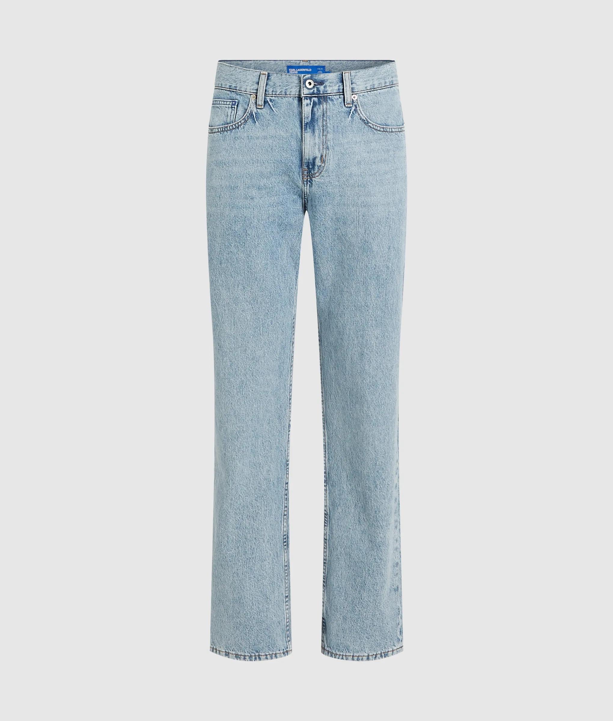 Rechte gebleekte jeans