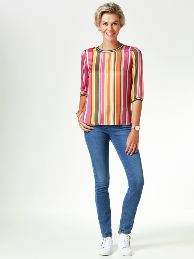 Viskose-Shirtbluse Bella Vita