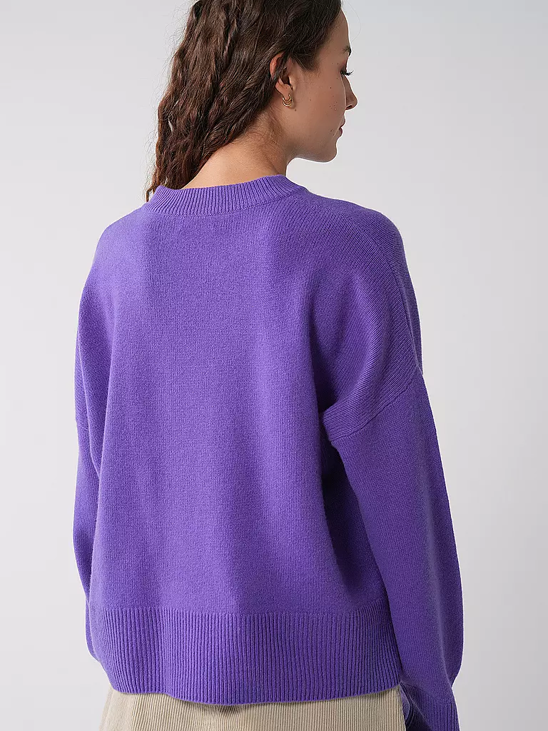 DAVIDA Kaschmirpullover lila