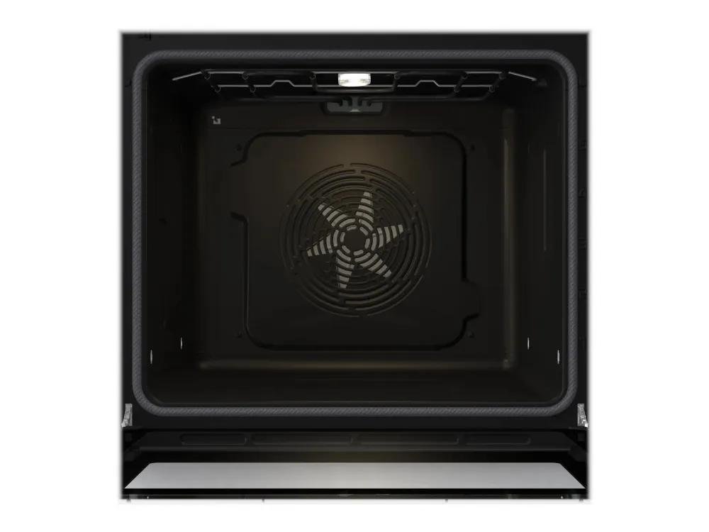Gorenje Essential BPS6737E07B - Ovn - med dampfunktion - til indbygning - niche - bredde: 56 cm - dybde: 55 cm - højde: 59 cm - med selv-rengøring - Klasse A  - sort