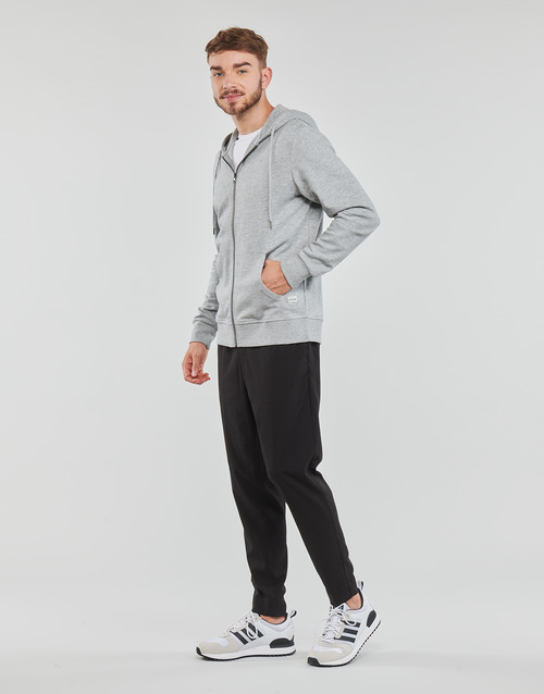 Jack & Jones - JJEBASIC SWEAT ZIP HOOD - Gris