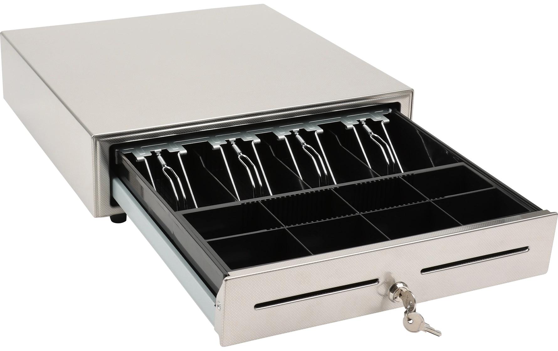 Kassenschublade LD 410S Silber<br>Manuelle Kassenlade