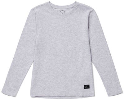 Luca & Lola Abel Langermet T-Shirt 2-pack, Grey Melange/Brown
