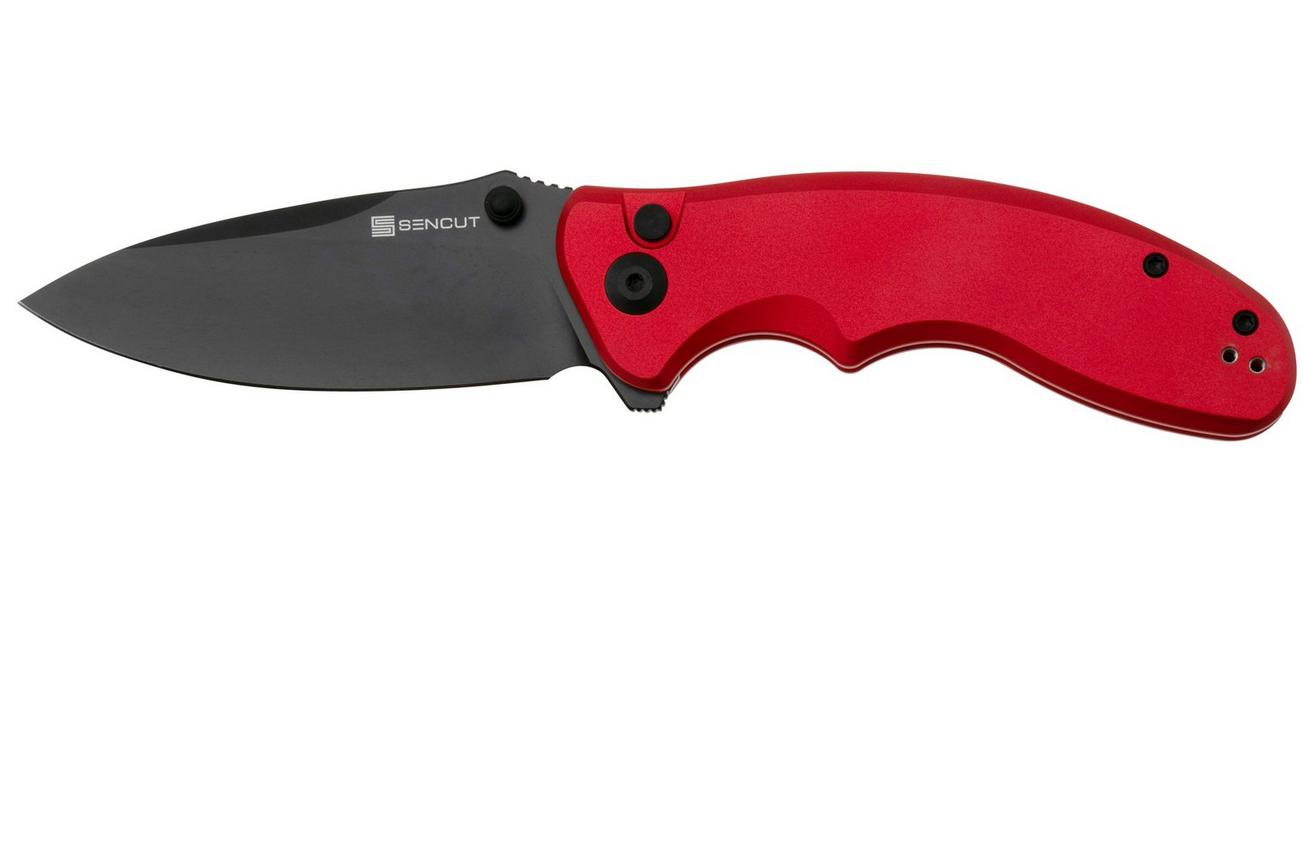 SENCUT Cybrix S23098A-3 Black 9Cr18MoV, Red Aluminium zakmes