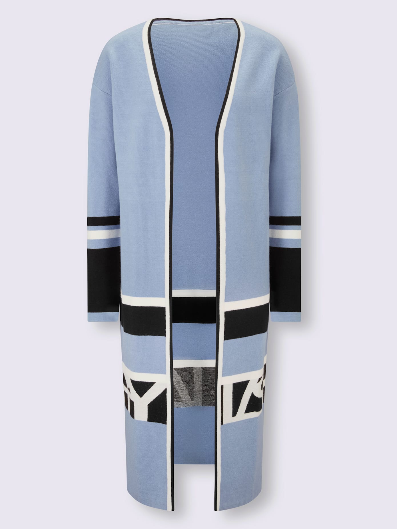 Manteau en tricot tendance : pas de fermeture