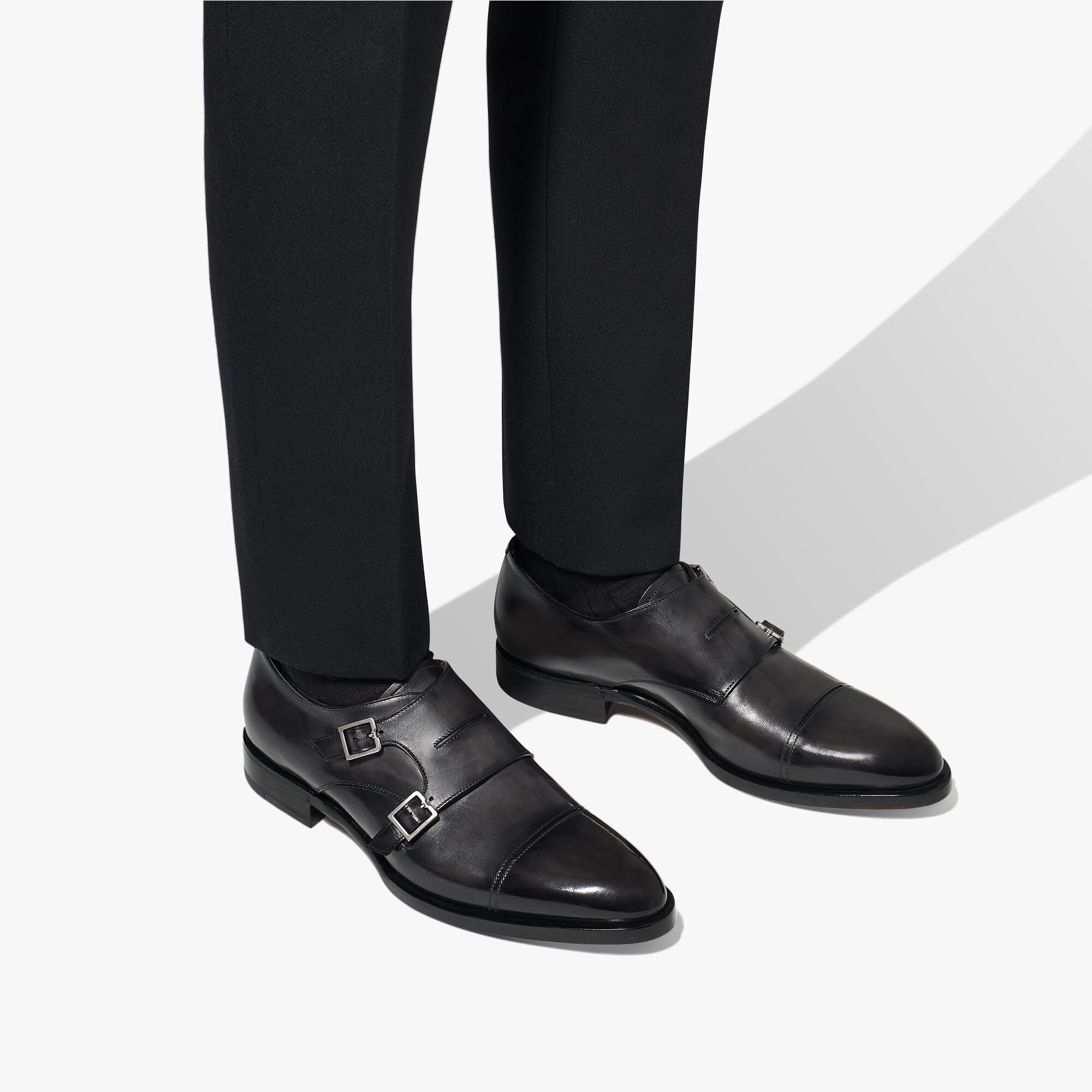 Soulier A Double Boucle Equilibre En Cuir