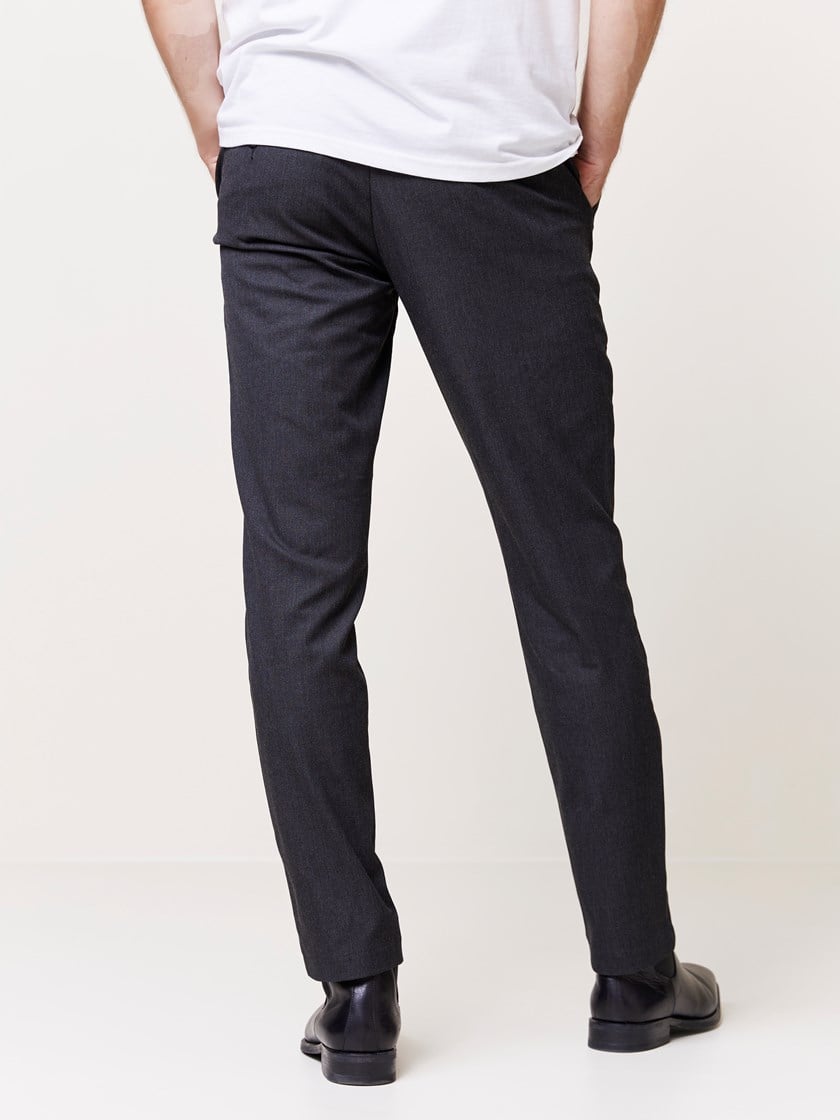 Lorenzo bukse Charcoal Melange