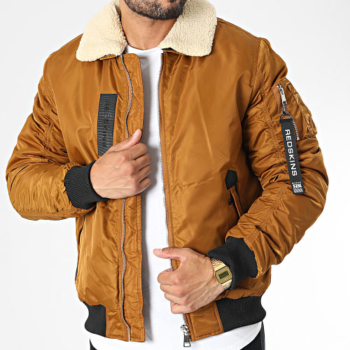Bomber Col Fourrure Hermitage Allport Camel