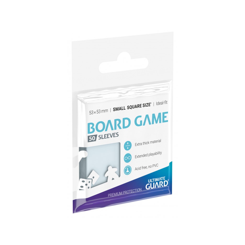 Ultimate Guard 50 pochettes Premium Soft Sleeves jeux de plateau au format petit carré