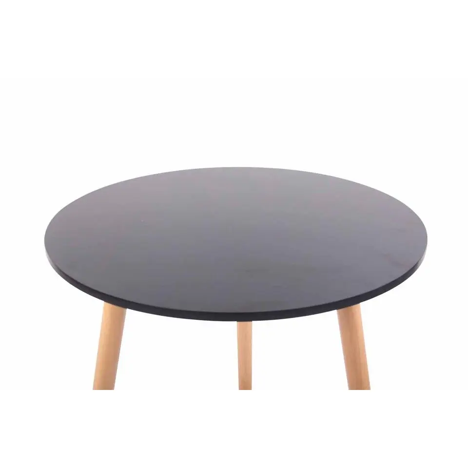 CLP Salontafel Ansgar natura Frame - Hout - zwart