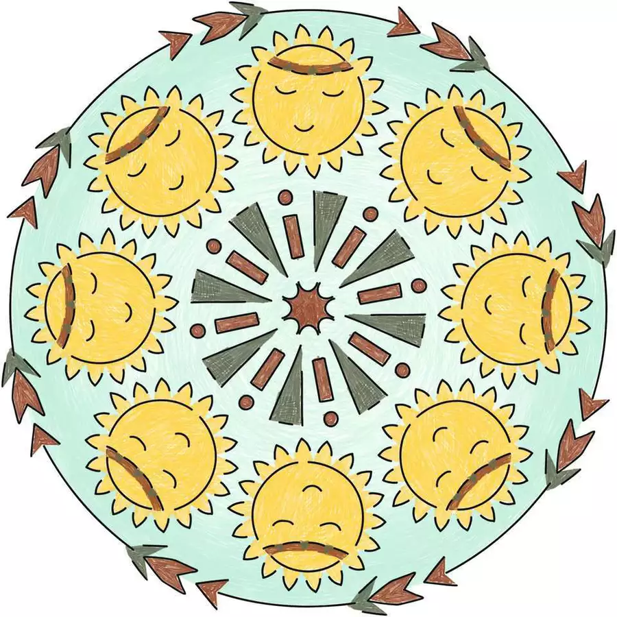 Ravensburger Midi Mandala-Designer Boho Style bunt