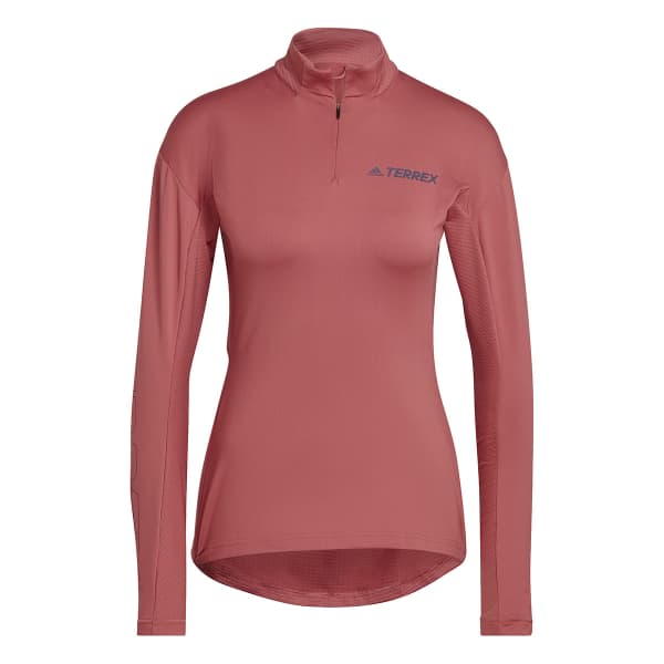 T-shirt running ADIDAS W XPERIOR LONG-SLEEVE WONDERFUL RED