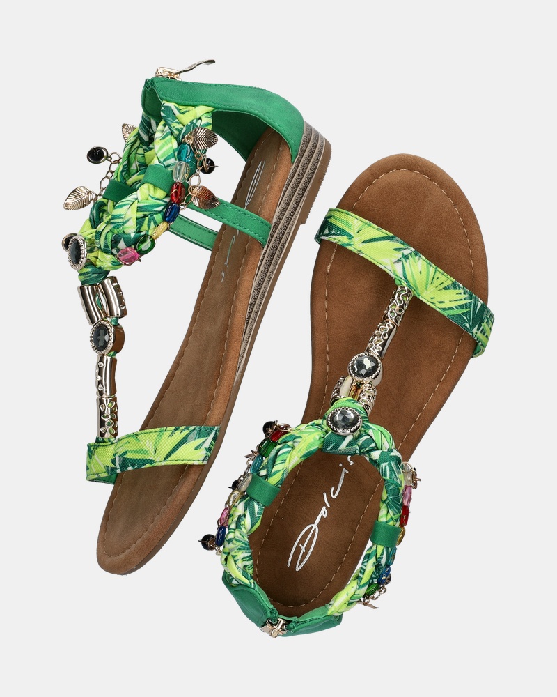 Dolcis Sandalen  - groen