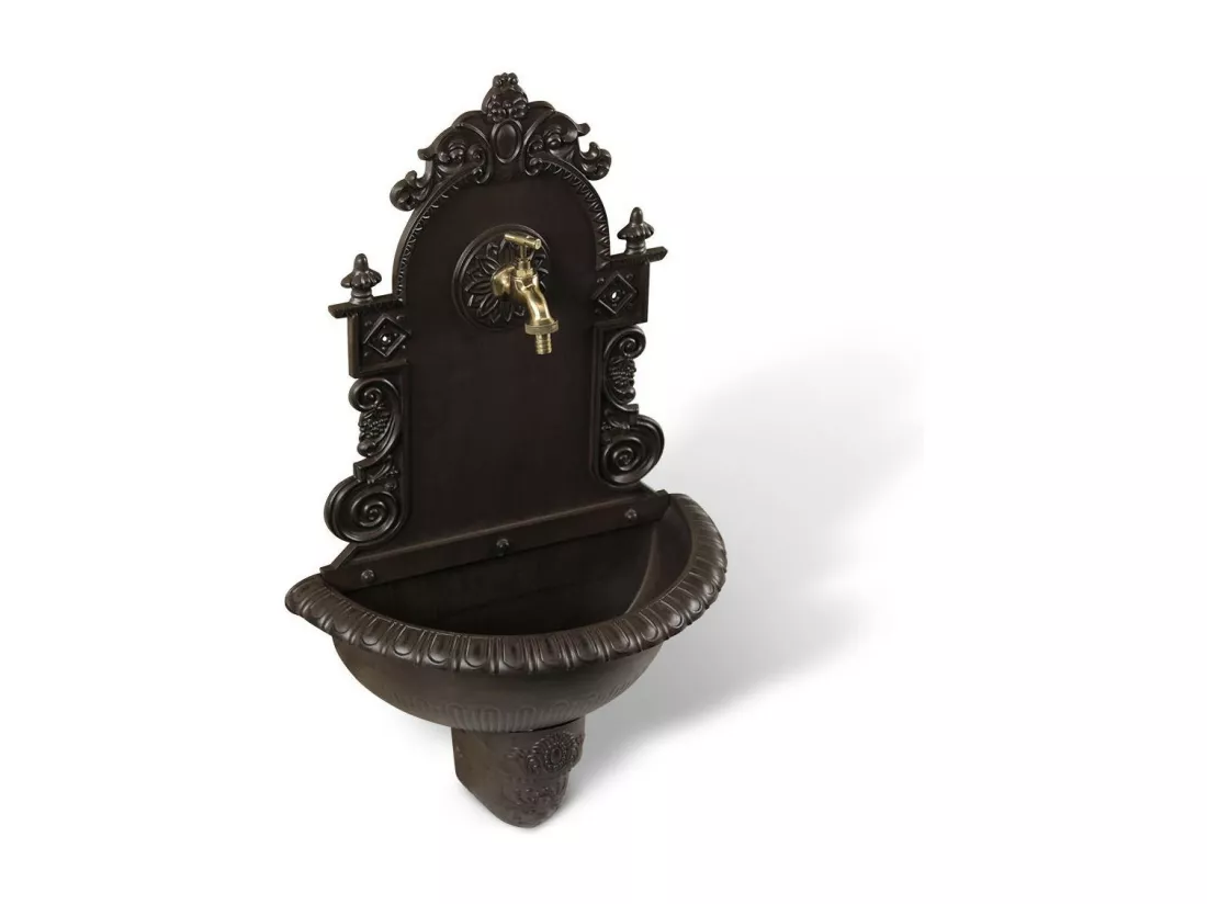 Fontaine de jardin Aluminium Marron - Décoration d'Autrefois