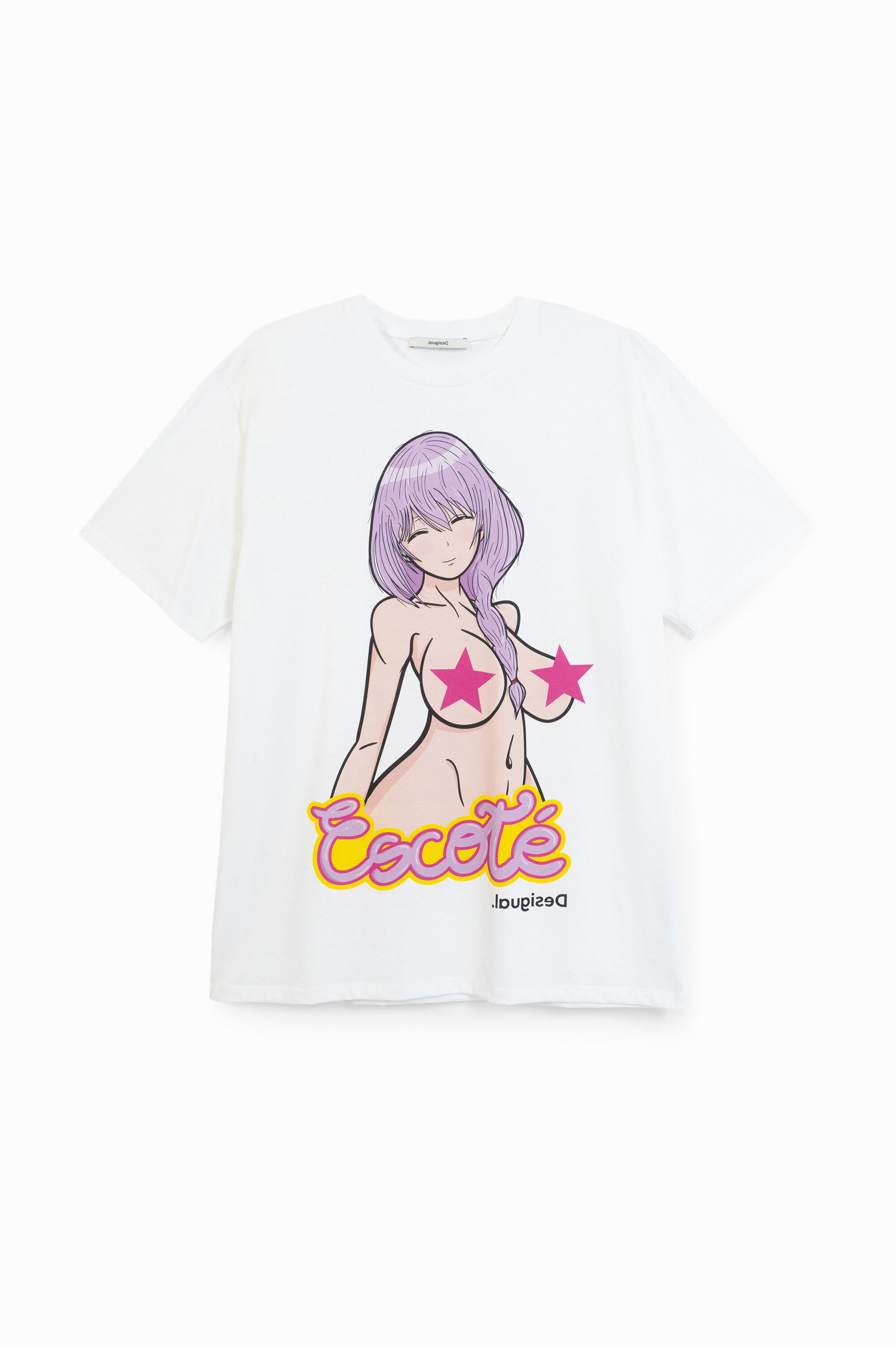 T-shirt oversize 100% coton