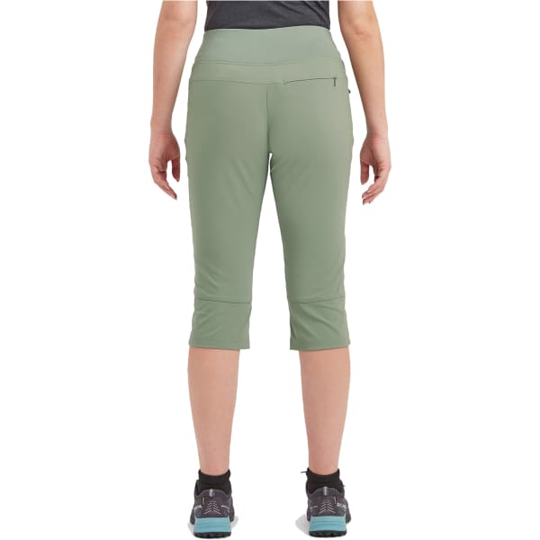 Pantacourt randonnée MONTANE W TUCANA LITE CAPRI PANTS EUCALYPTUS EUCALYPTUS
