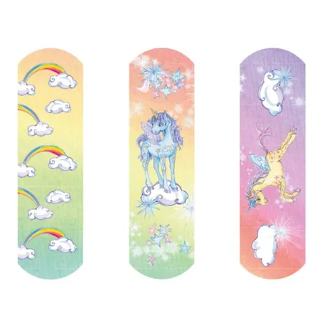 Die Spiegelburg Pflasterstrips mit Glitzer Einhorn-Paradies (10 St.)