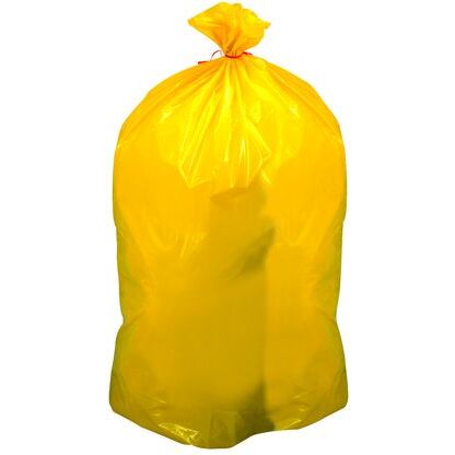 Sac poubelle 110 litres Tri sélectif jaune - 200 sacs