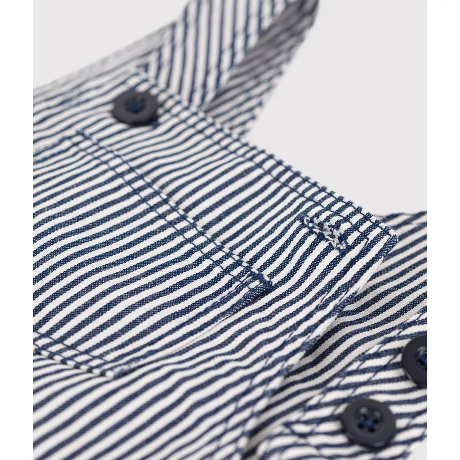 Petit Bateau Kurz-Latzhose Blau Medieval