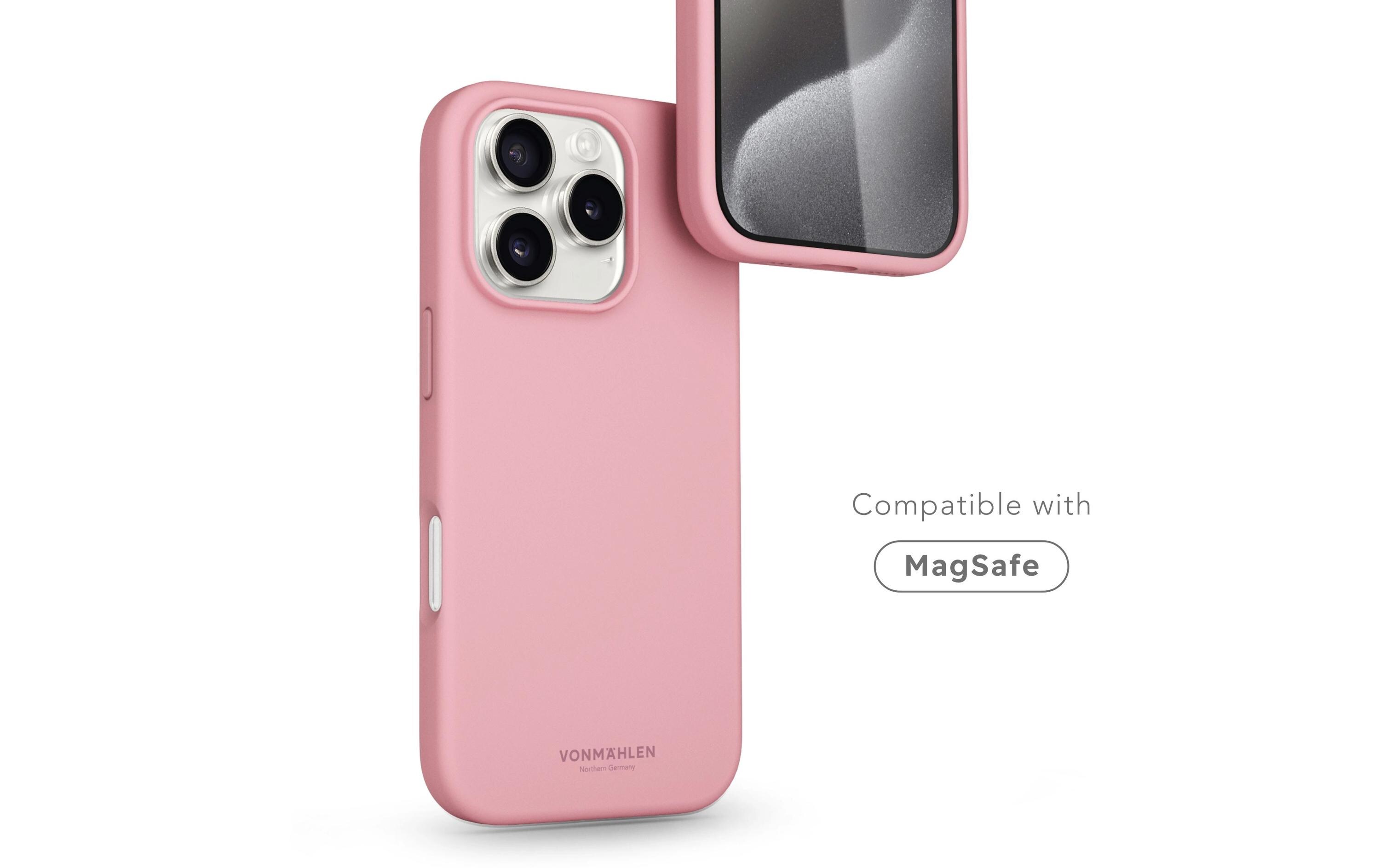 Back Cover Soft Silicone iPhone 16 Pro Cherry BlossomSilicone Backcover für das Apple iPhone 16 Pro