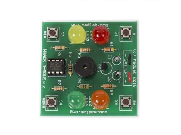 Whadda Bausatz Madlab Schlag den Maulwurf Elektronikbausatz