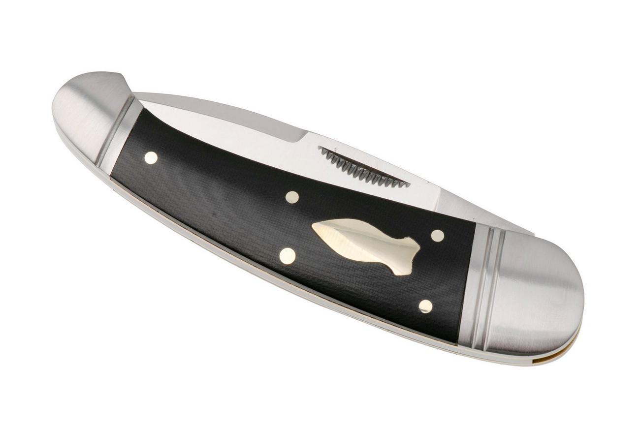 Rough Ryder Reserve Panthera RRR020, D2, Black Micarta, slipjoint zakmes