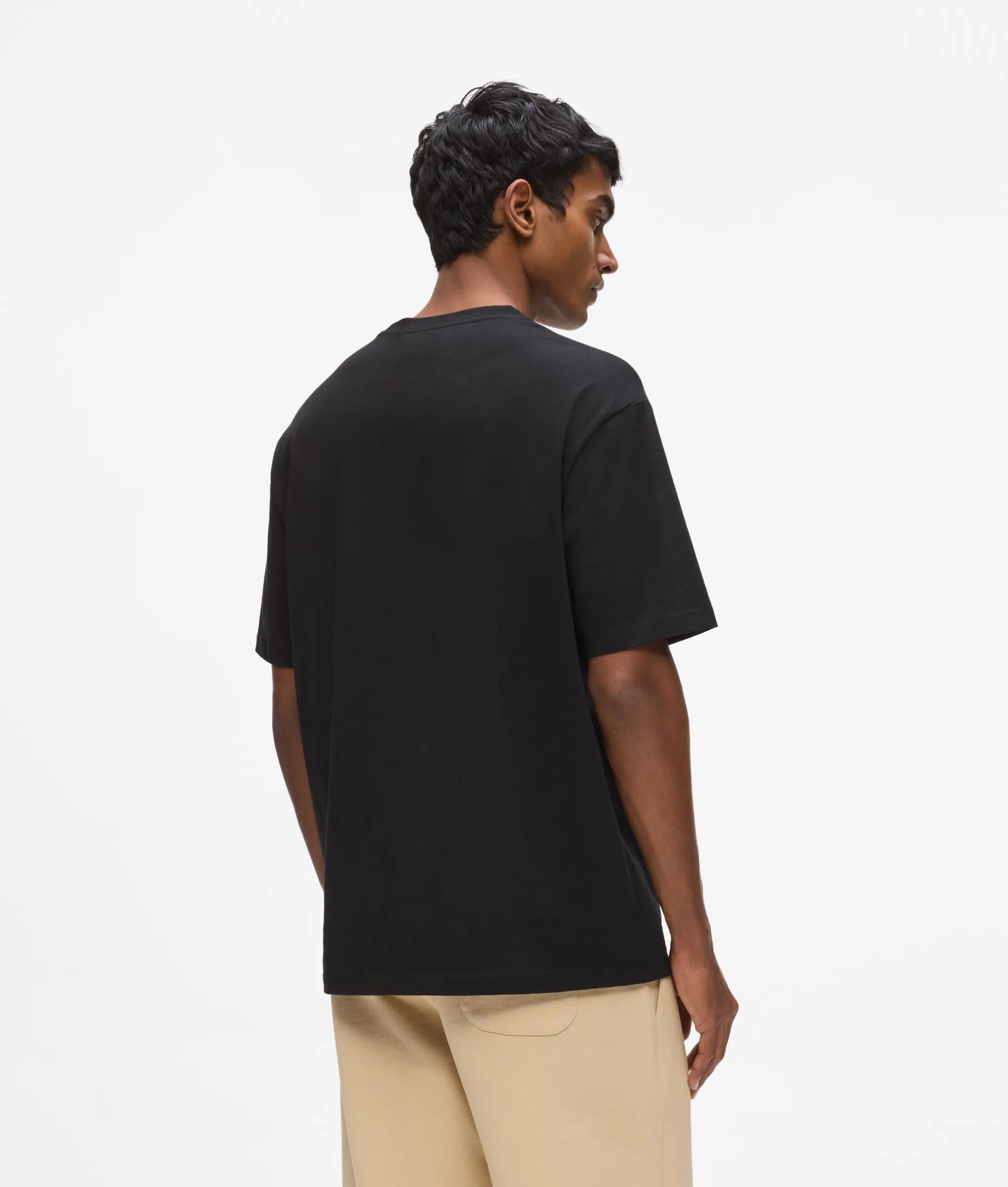 Monochroom Karl print T-shirt