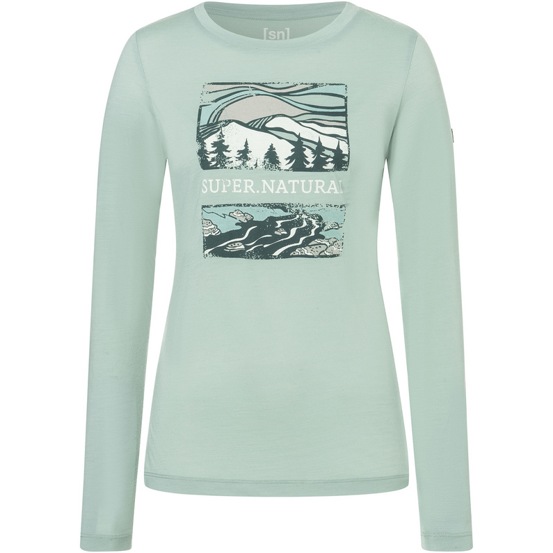 Super.Natural Damen Great Bear River Longsleeve
