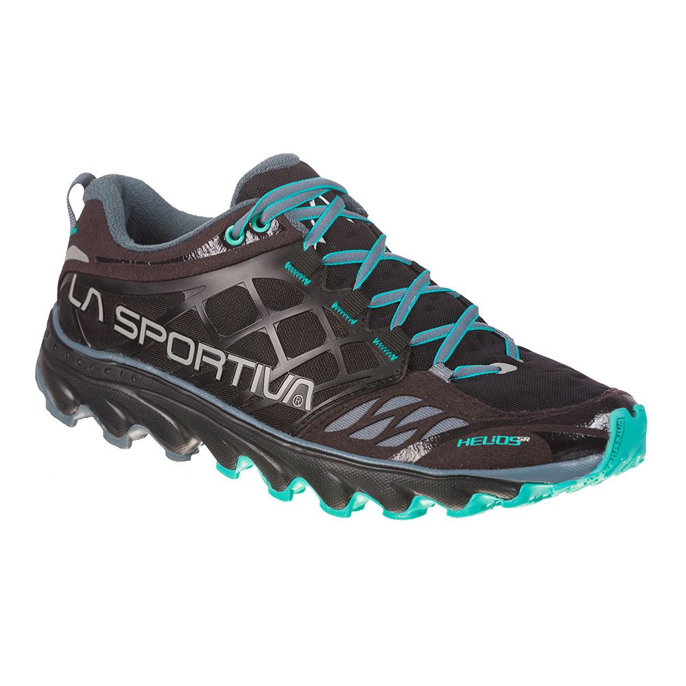 La Sportiva HELIOS SR - Chaussures trail Femme black/aqua