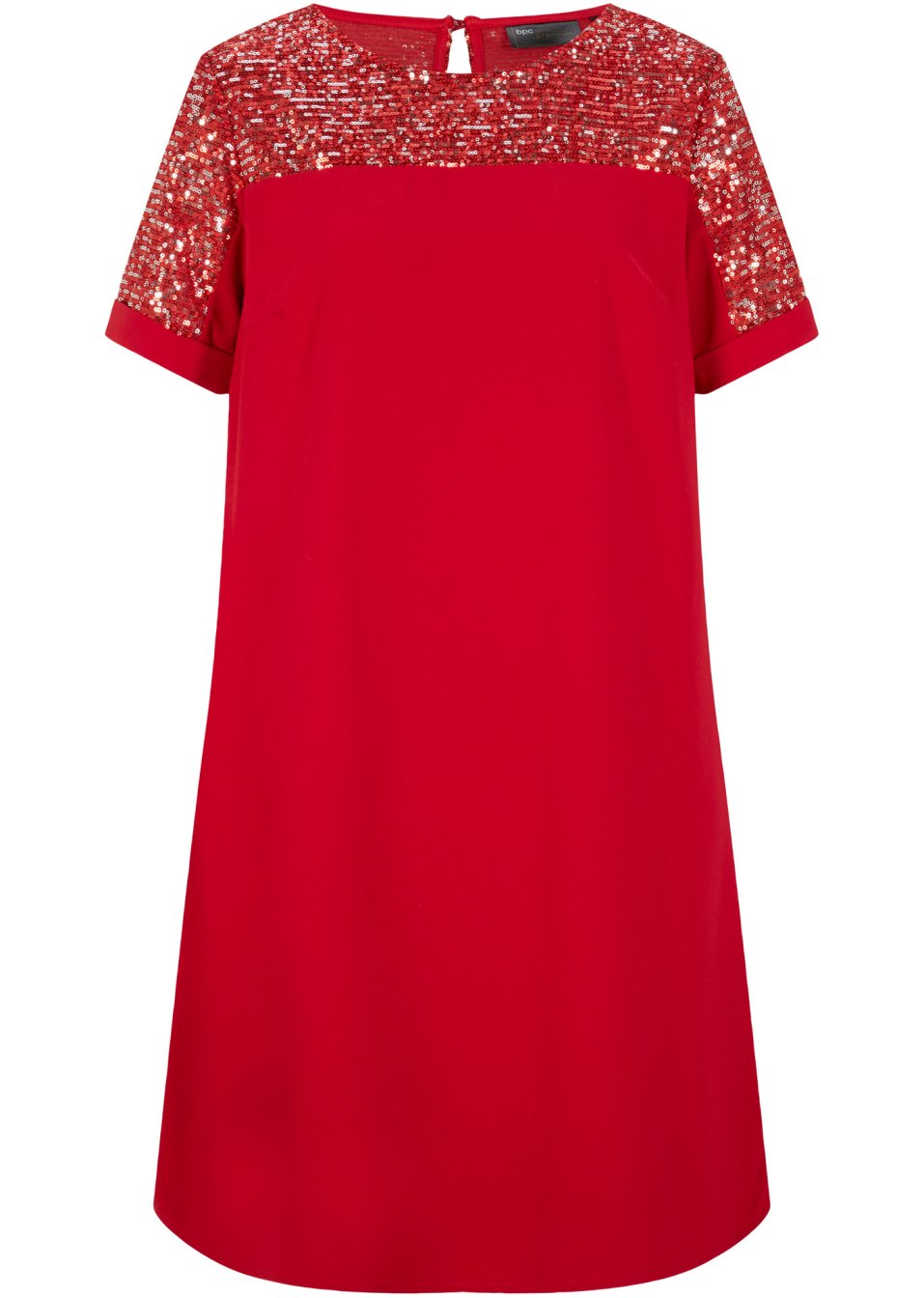 Robe à empiècement en paillettes