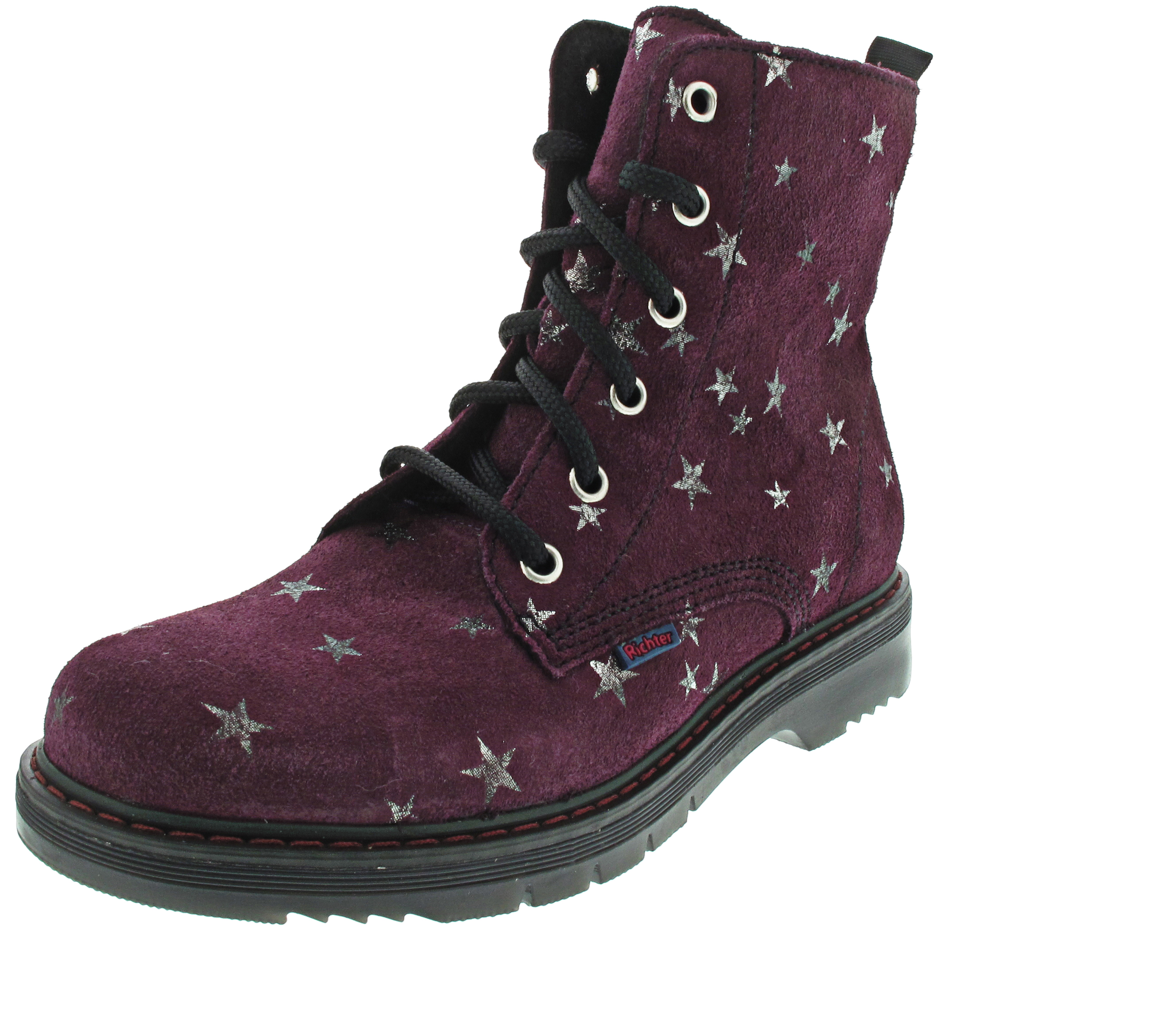 Richter Schnürstiefel lila