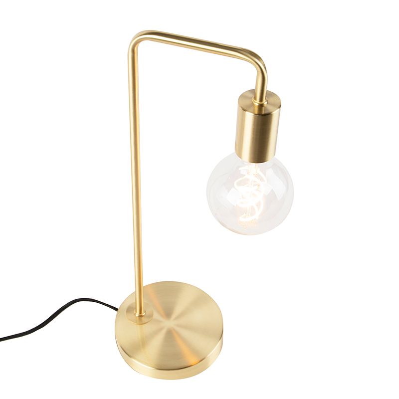 Art Deco tafellamp messing - Facil
