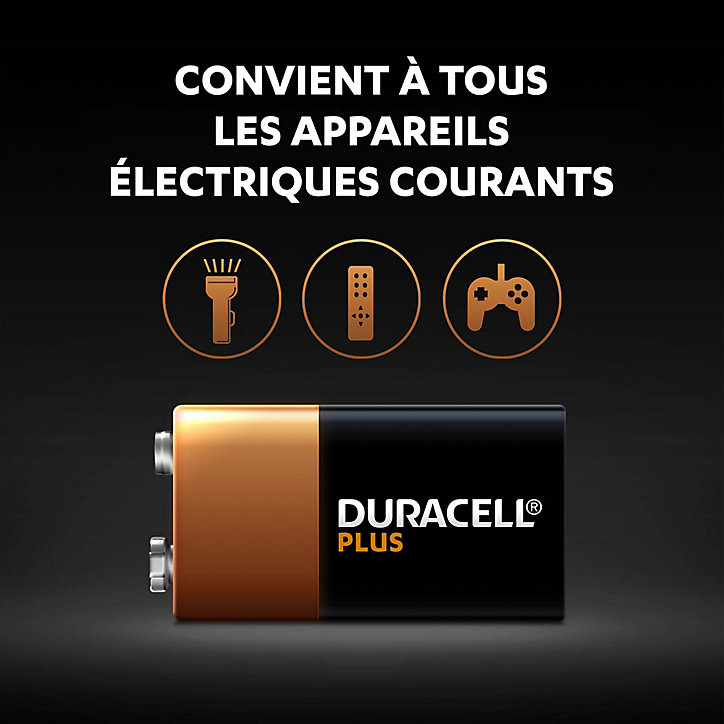 Pile alcaline LR44 Duracell Plus, lot de 2