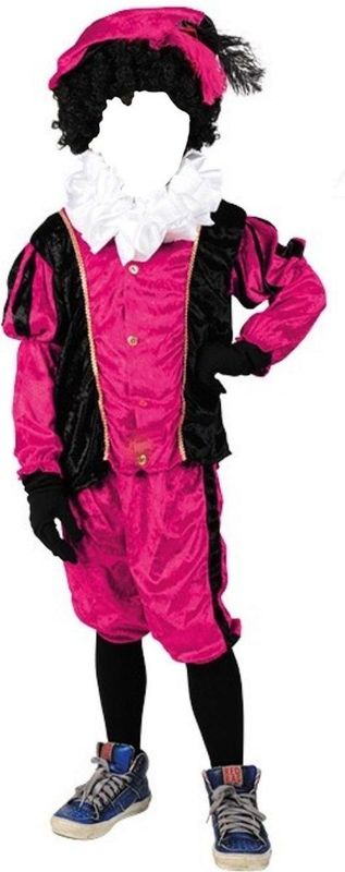 Comedia - Pietenpak - Roze - Velours - Voor Kinderen