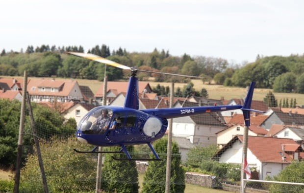Hubschrauber-Rundflug ab Burbach als Geschenk