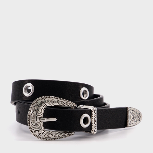 Meisjes riem zwart